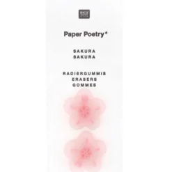 Pyyhekumit Paper Poetry - Sakura