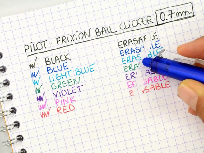 Pyyhittävä mustekynä Pilot - Frixion Ball Clicker 0,7 red