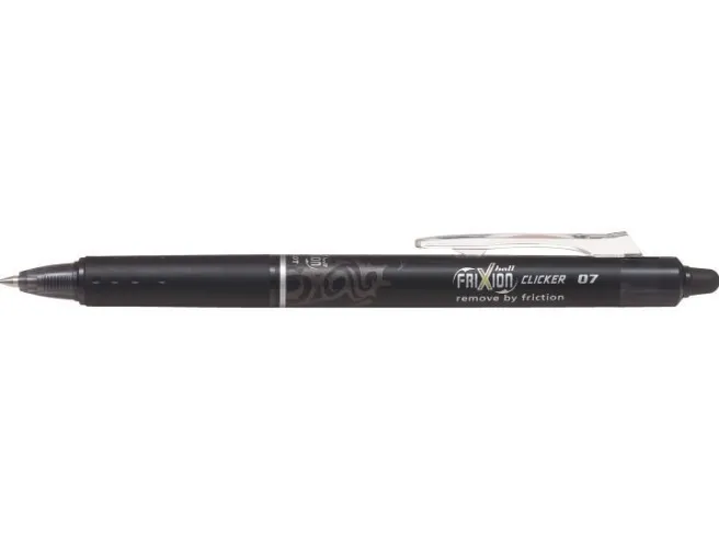Pyyhittävä mustekynä Pilot - Frixion Ball Clicker 0,7 black