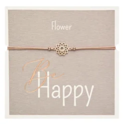 Rannekoru HCA Be Happy - Flower, rose gold