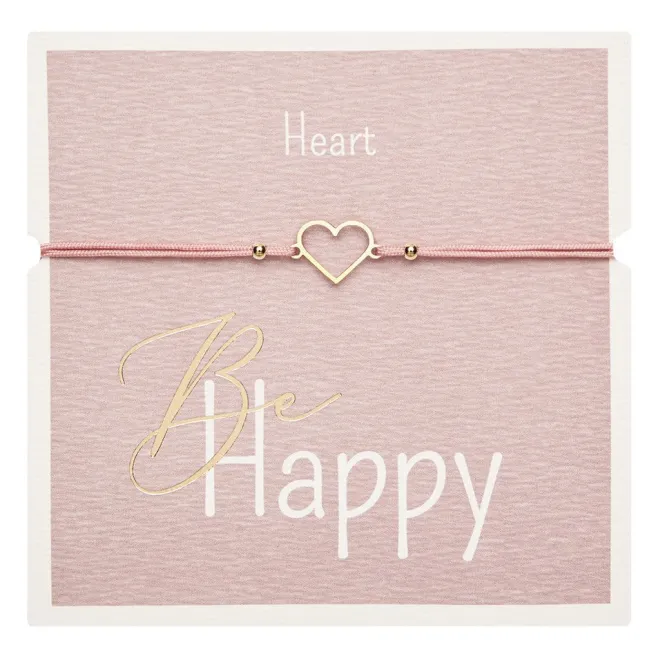 Rannekoru HCA Be Happy - Heart, gold