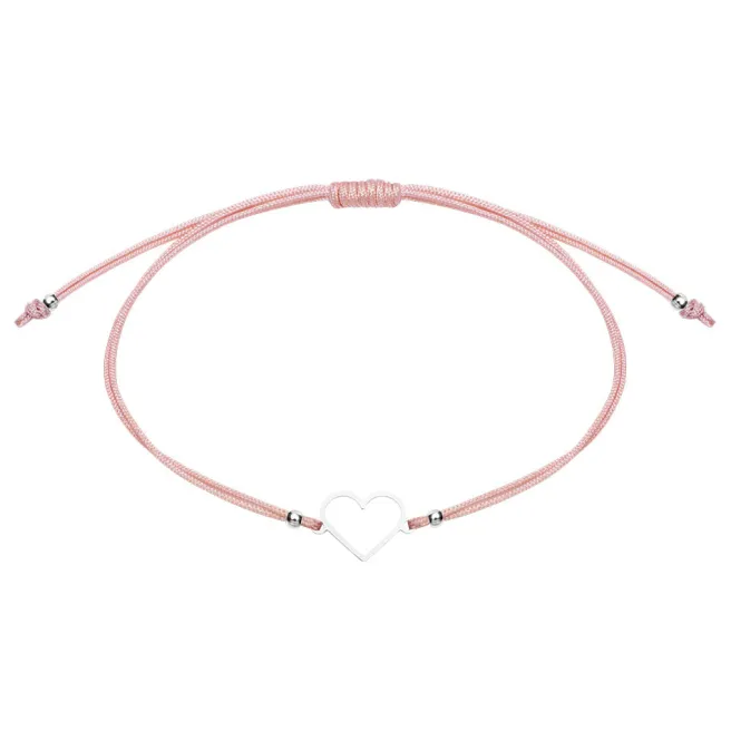 Rannekoru HCA Be Happy - Heart, silver