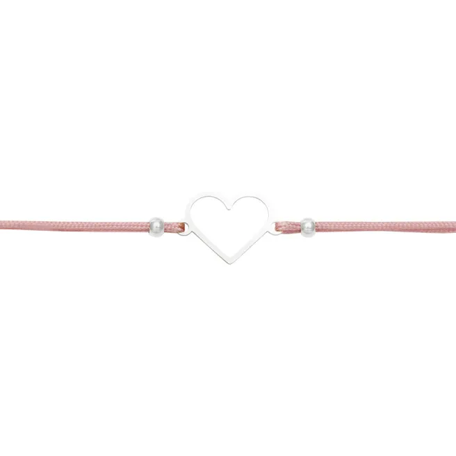 Rannekoru HCA Be Happy - Heart, silver