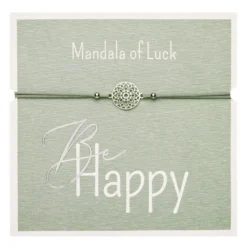 Rannekoru HCA Be Happy - Mandala of luck, silver