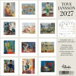 Seinäkalenteri 30x30 2027 Putinki Tove Jansson