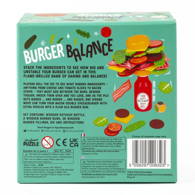 Seurapeli Professor Puzzle - Burger Balance