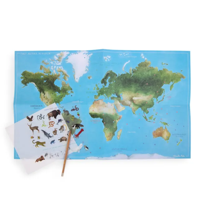 Siirtokuvat Moulin Roty - World map