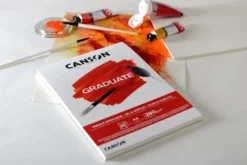 Taidelehtiö A4 Canson Graduate - Öljy- ja akryylivärit 290g