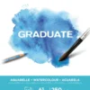 Taidelehtiö A3 Canson Graduate - Akvarellivärit 250g