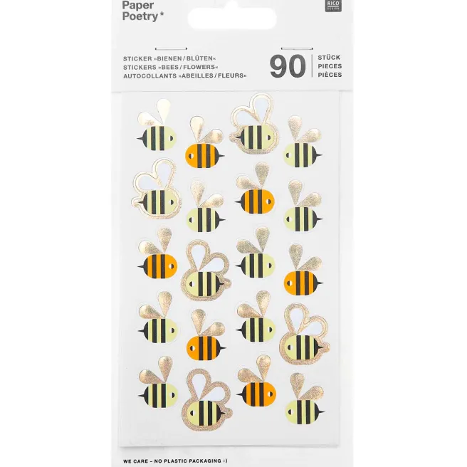 Tarrasetti Paper Poetry - Bees and Flowers