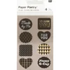 Tarrasetti Paper Poetry - Black Metallic