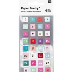 Tarrasetti Paper Poetry - Bujo Numbers