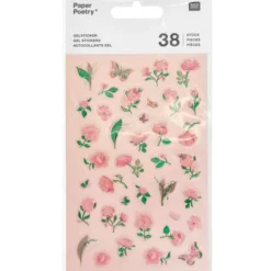 Tarrasetti Paper Poetry - Gel stickers, La Vie en Rose