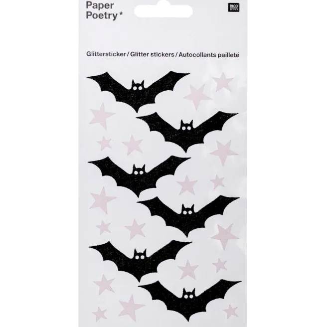 Tarrasetti Paper Poetry - Glitter Lepakot