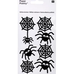 Tarrasetti Paper Poetry - Glitter Hämähäkit