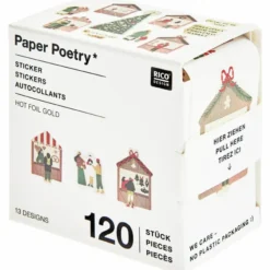 Tarrasetti Paper Poetry - Joulumarkkinat