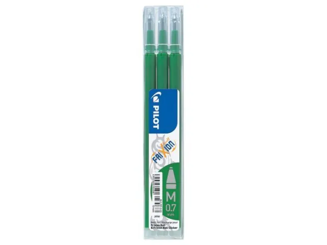 Täyttöpakkaus Pilot - Frixion 3 kpl 0,7 green