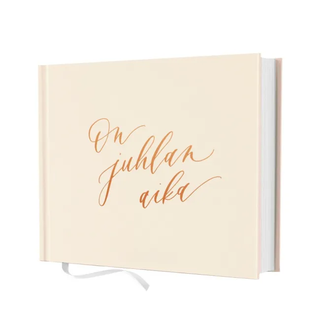 Vieraskirja Kalligrafiastudio - On juhlan aika