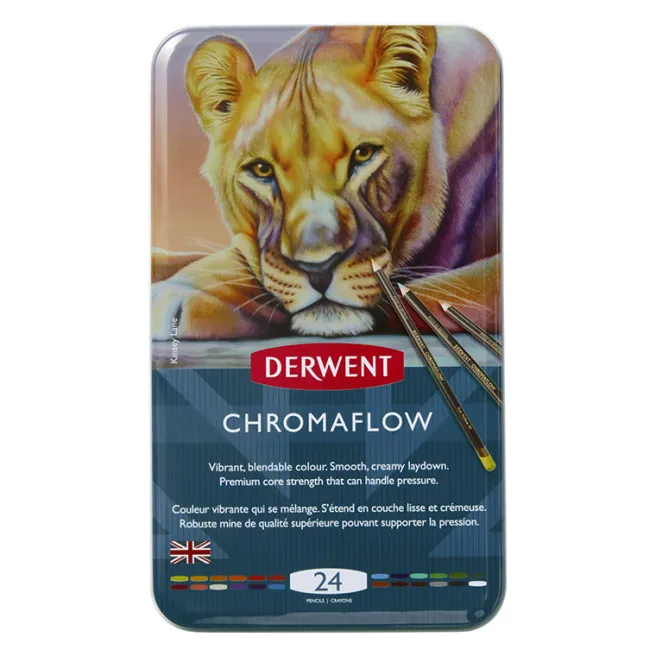 Värikynälajitelma 24 kpl Derwent - Chromaflow