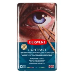 Värikynälajitelma 12 kpl Derwent - Lightfast