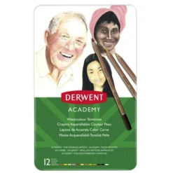 Värikynälajitelma 12 kpl Derwent Academy - Watercolour Skintones