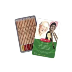 Värikynälajitelma 12 kpl Derwent Academy - Watercolour Skintones