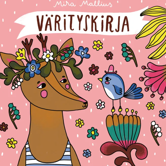 Värityskirja Putinki Mallius - Eläimet