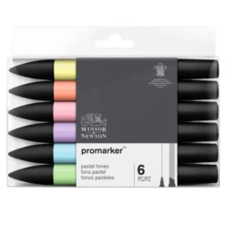 WN Promarker Pastel tones 6-lajitelma